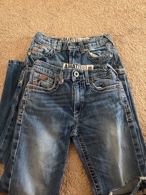 Ariat Faded Blue Kids' Denim Jeans Duo